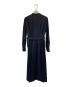 ANAYI (アナイ) 24AW ハイカウントフラノフレアワンピース ブラック サイズ:SIZE 36 未使用品：25000円