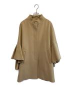 ANAYIアナイ）の古着「22AW ウールナイロンリバーケープコート」｜ピンクベージュ