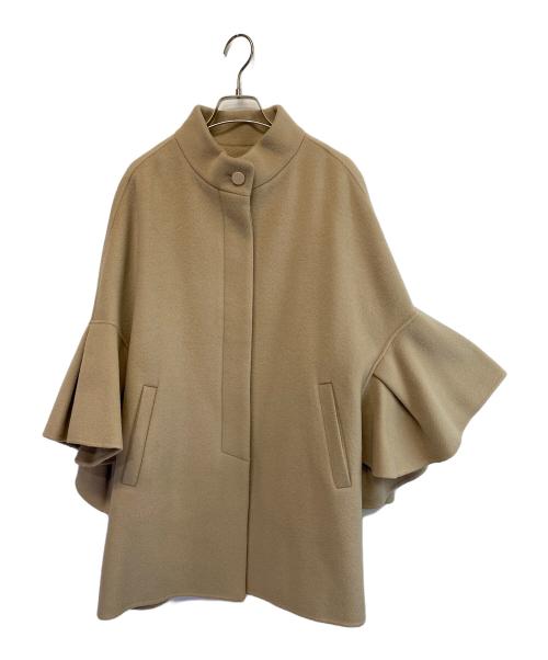ANAYI（アナイ）ANAYI (アナイ) 22AW ウールナイロンリバーケープコート ピンクベージュ サイズ:SIZE 38 未使用品の古着・服飾アイテム