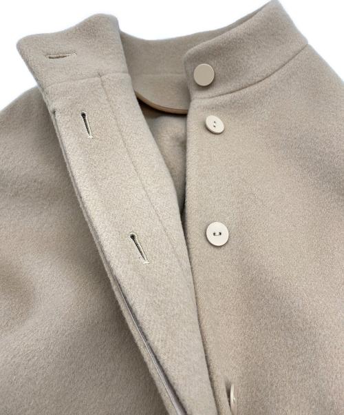 ANAYI（アナイ）ANAYI (アナイ) 22AW ウールナイロンリバーケープコート ピンクベージュ サイズ:SIZE 38 未使用品の古着・服飾アイテム