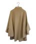 ANAYI (アナイ) 22AW ウールナイロンリバーケープコート ピンクベージュ サイズ:SIZE 38 未使用品：20000円