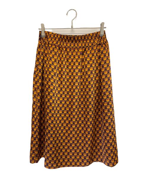 AMACA（アマカ）AMACA (アマカ) LIBERTY (リバティー) TUDOR TULIPブラウス&スカートセット ブラウン サイズ:SIZE 40 (11号 M) 未使用品の古着・服飾アイテム
