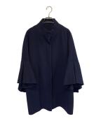ANAYIアナイ）の古着「22AW ウールナイロンリバーケープコート」｜ネイビー