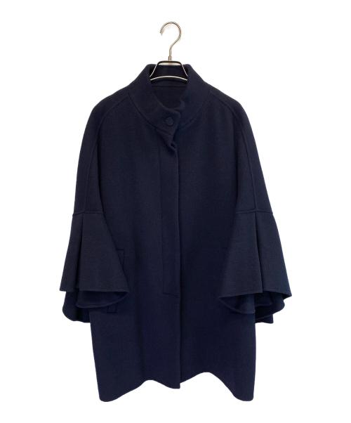 ANAYI（アナイ）ANAYI (アナイ) 22AW ウールナイロンリバーケープコート ネイビー サイズ:SIZE 38 未使用品の古着・服飾アイテム