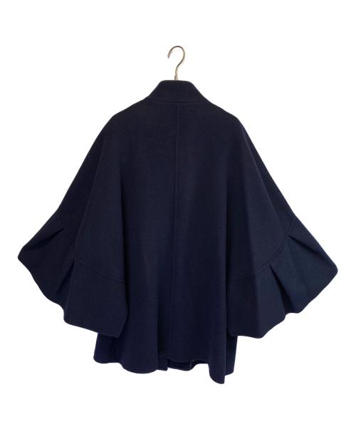 ANAYI（アナイ）ANAYI (アナイ) 22AW ウールナイロンリバーケープコート ネイビー サイズ:SIZE 38 未使用品の古着・服飾アイテム