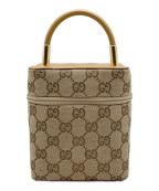 GUCCIグッチ）の古着「バニティバッグ」｜ベージュ