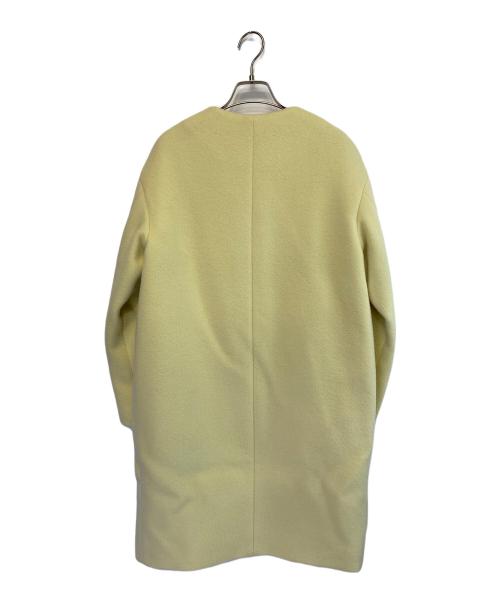 IENA（イエナ）IENA (イエナ) 22AW ラムウールノーカラーコート イエロー サイズ:SIZE 38の古着・服飾アイテム