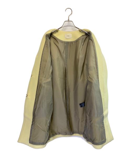 IENA（イエナ）IENA (イエナ) 22AW ラムウールノーカラーコート イエロー サイズ:SIZE 38の古着・服飾アイテム