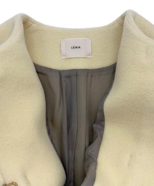 IENA（イエナ）IENA (イエナ) 22AW ラムウールノーカラーコート イエロー サイズ:SIZE 38の古着・服飾アイテム
