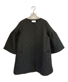 CELFORD（セルフォード）の古着「23AW キルティングフレアコート」｜ブラック