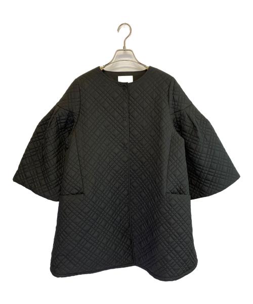CELFORD（セルフォード）CELFORD (セルフォード) 23AW キルティングフレアコート ブラック サイズ:SIZE Freeの古着・服飾アイテム