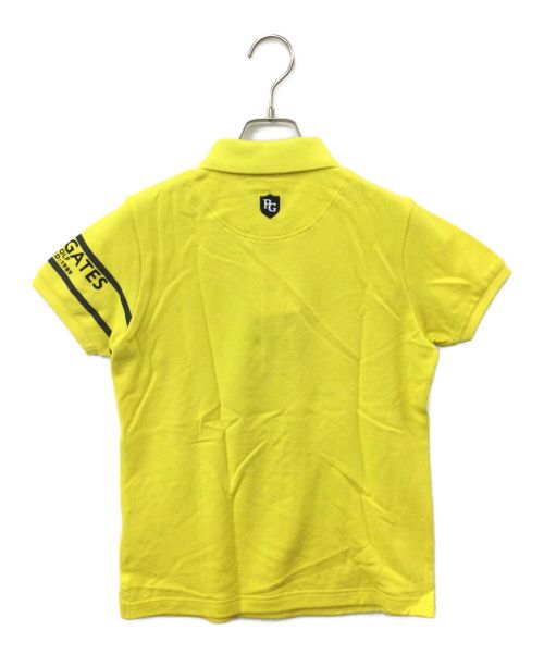 PEARLY GATES（パーリーゲイツ）PEARLY GATES (パーリーゲイツ) カノコ半袖ポロシャツ イエロー 未使用品の古着・服飾アイテム