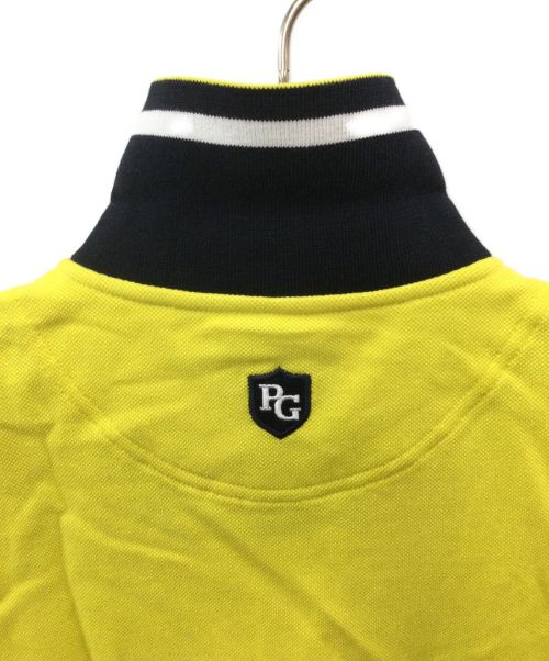 PEARLY GATES（パーリーゲイツ）PEARLY GATES (パーリーゲイツ) カノコ半袖ポロシャツ イエロー 未使用品の古着・服飾アイテム