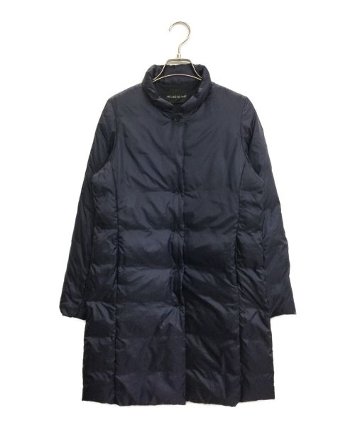 mizuiro-ind（ミズイロインド）mizuiro-ind (ミズイロインド) ステンカラーダウンコート ネイビー サイズ:-の古着・服飾アイテム