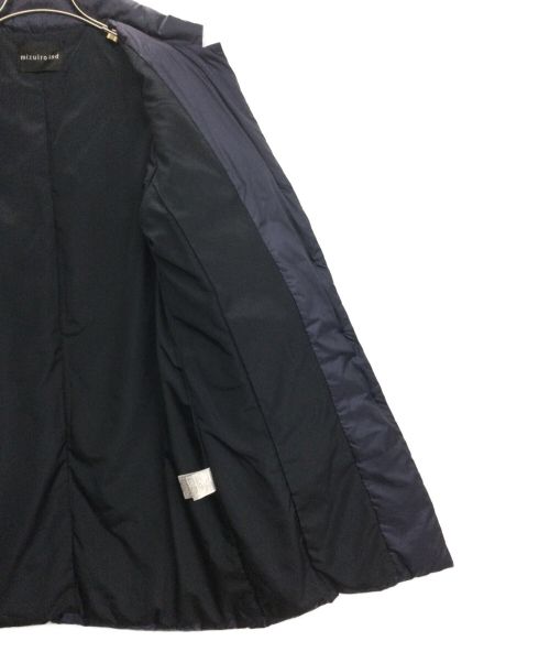 mizuiro-ind（ミズイロインド）mizuiro-ind (ミズイロインド) ステンカラーダウンコート ネイビー サイズ:-の古着・服飾アイテム