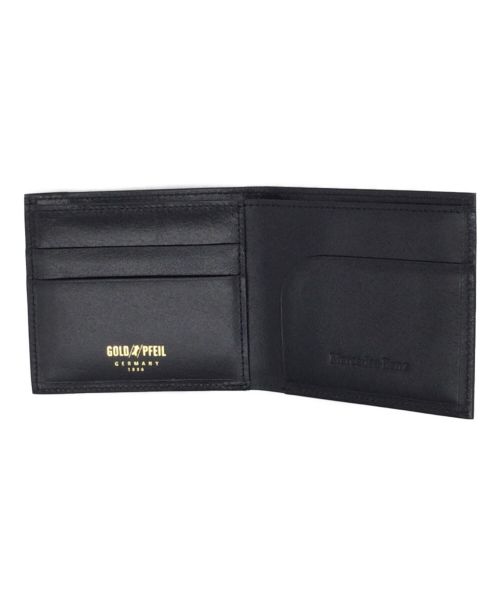Mercedes Benz（メルセデスベンツ）Mercedes Benz (メルセデスベンツ) GOLD PFEIL (ゴールドファイル) OXFORD 二つ折り財布 ブラックの古着・服飾アイテム