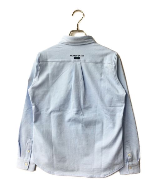 PEARLY GATES（パーリーゲイツ）PEARLY GATES (パーリーゲイツ) ベアフロート 長袖カットソープルオーバー スカイブルー 未使用品の古着・服飾アイテム