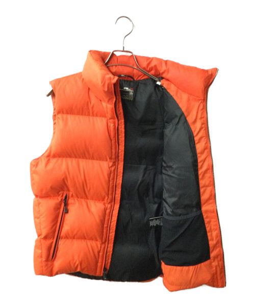 RLX RALPH LAUREN（アールエルエックスラルフローレン）RLX RALPH LAUREN (アールエルエックスラルフローレン) ダウンベスト オレンジ サイズ:Mの古着・服飾アイテム