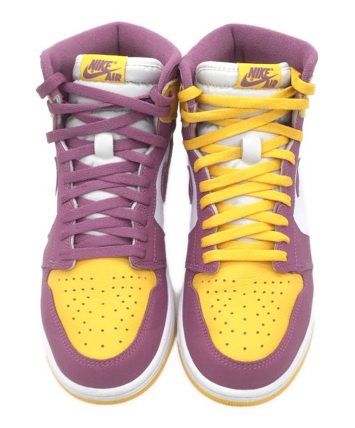 NIKE（ナイキ）NIKE (ナイキ) Air Jordan 1 Retro HIGH OG パープル×イエロー サイズ:US10.5の古着・服飾アイテム