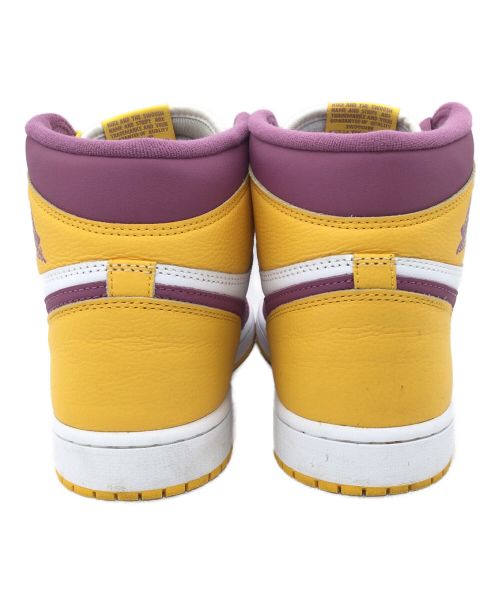 NIKE（ナイキ）NIKE (ナイキ) Air Jordan 1 Retro HIGH OG パープル×イエロー サイズ:US10.5の古着・服飾アイテム