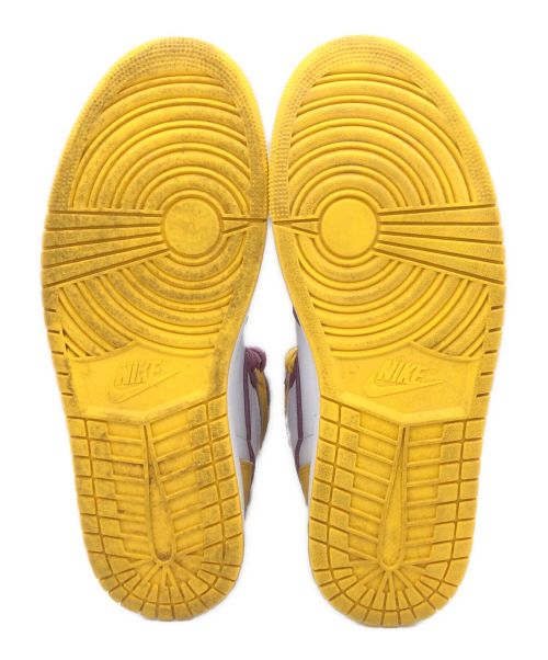 NIKE（ナイキ）NIKE (ナイキ) Air Jordan 1 Retro HIGH OG パープル×イエロー サイズ:US10.5の古着・服飾アイテム