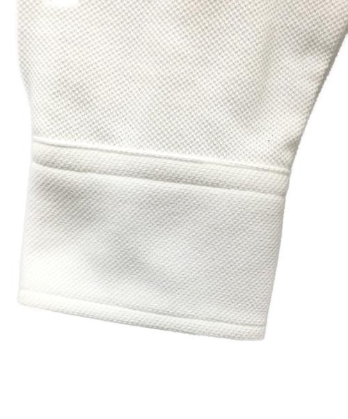 PEARLY GATES（パーリーゲイツ）PEARLY GATES (パーリーゲイツ) カノコハイブリットプリント 長袖カットソープルオーバー ホワイト 未使用品の古着・服飾アイテム