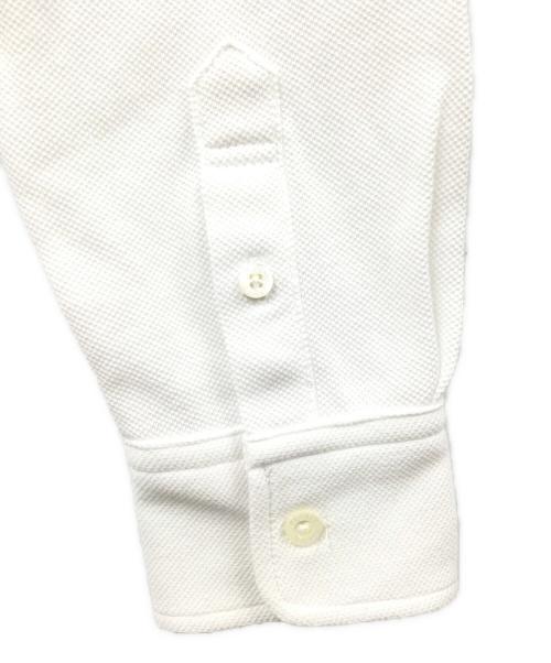 PEARLY GATES（パーリーゲイツ）PEARLY GATES (パーリーゲイツ) カノコハイブリットプリント 長袖カットソープルオーバー ホワイト 未使用品の古着・服飾アイテム