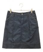 BURBERRYバーバリー）の古着「デニムスカート」｜インディゴ