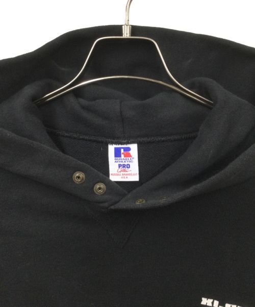 X-LARGE（エクストララージ）X-LARGE (エクストララージ) RUSSELL ATHLETIC (ラッセルアスレチック) スウェットパーカー ブラック サイズ:Lの古着・服飾アイテム