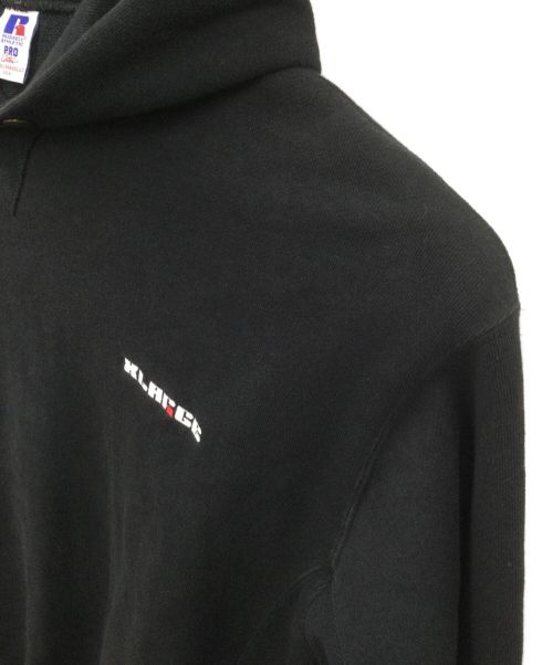 X-LARGE（エクストララージ）X-LARGE (エクストララージ) RUSSELL ATHLETIC (ラッセルアスレチック) スウェットパーカー ブラック サイズ:Lの古着・服飾アイテム