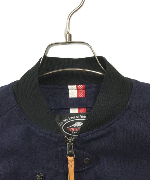 KUSHITANI（クシタニ）KUSHITANI (クシタニ) フライトジャケット ネイビー サイズ:Mの古着・服飾アイテム