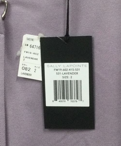 SALLY LAPOINTE（サリー・ラポイント）SALLY LAPOINTE (サリー・ラポイント) ロングスカート ラベンダー FW19-602 ラベンダー サイズ:2 未使用品の古着・服飾アイテム
