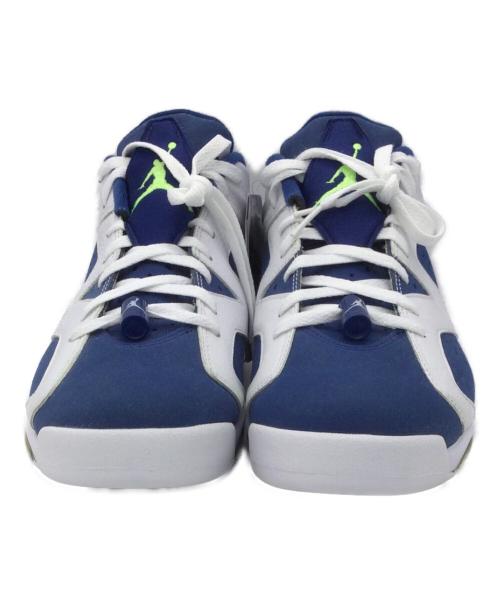 NIKE（ナイキ）NIKE (ナイキ) エアジョーダン 6 レトロ LOW ホワイト×ブルー サイズ:27.5 未使用品の古着・服飾アイテム