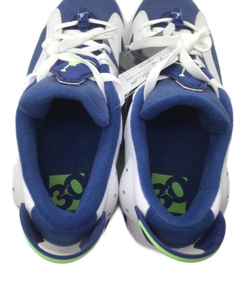 NIKE（ナイキ）NIKE (ナイキ) エアジョーダン 6 レトロ LOW ホワイト×ブルー サイズ:27.5 未使用品の古着・服飾アイテム