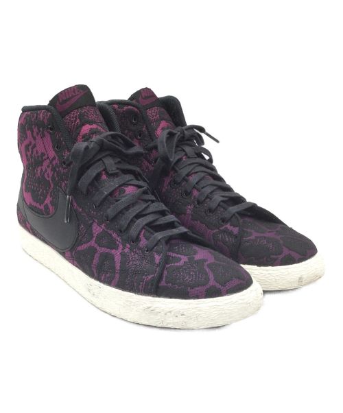 NIKE（ナイキ）NIKE (ナイキ) Blazer Mid MulberryBlack パープル×ブラック サイズ:25.5の古着・服飾アイテム