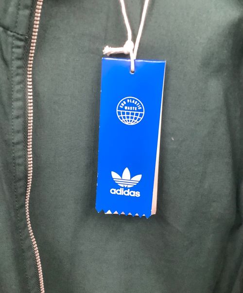 adidas（アディダス）adidas (アディダス) コットンツイルトラックトップ グリーン サイズ:M 未使用品の古着・服飾アイテム