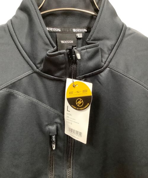 TS DESIGN（ティーエスデザイン）TS DESIGN (ティーエスデザイン) ESロングスリーブジャケット グレー サイズ:Lの古着・服飾アイテム