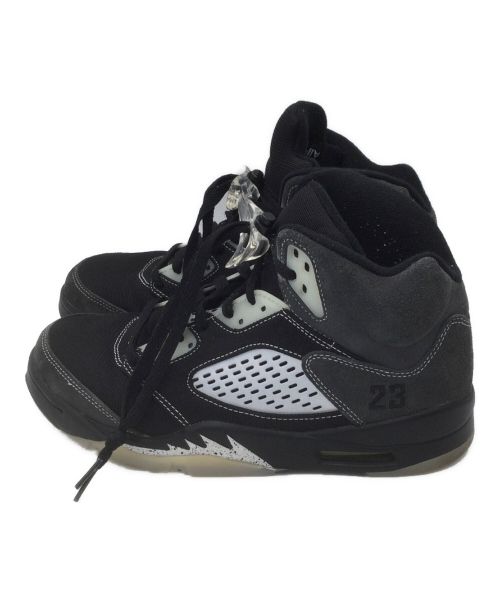 NIKE（ナイキ）NIKE (ナイキ) AIR JORDAN 5 RETRO Anthracite ブラック サイズ:26.5の古着・服飾アイテム