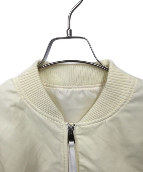 Adam et Rope（アダム エ ロペ）Adam et Rope (アダムエロペ) MA-1 ジレ アイボリー サイズ:Freeの古着・服飾アイテム