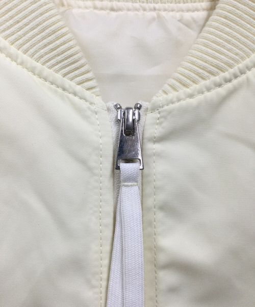 Adam et Rope（アダム エ ロペ）Adam et Rope (アダムエロペ) MA-1 ジレ アイボリー サイズ:Freeの古着・服飾アイテム