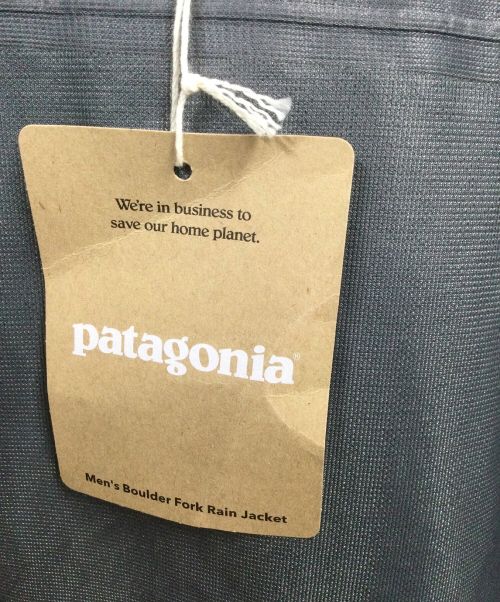 Patagonia（パタゴニア）Patagonia (パタゴニア) Boulder Fork Rain Jacket グレー サイズ:L 未使用品の古着・服飾アイテム