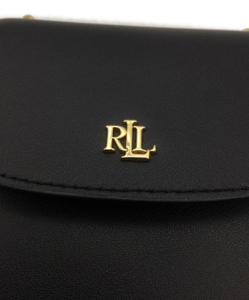 RLL（ローレンラルフローレン）RLL (ローレンラルフローレン) クロスボディスマホショルダーバッグ ブラックの古着・服飾アイテム
