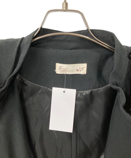 FAVORITE（フェイバリット）FAVORITE (フェイバリット) チャイナボタンコート ブラック サイズ:Freeの古着・服飾アイテム