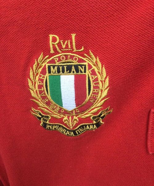 POLO RALPH LAUREN（ポロ・ラルフローレン）POLO RALPH LAUREN (ポロ・ラルフローレン) ビッグポニーポロシャツ レッド サイズ:Sの古着・服飾アイテム