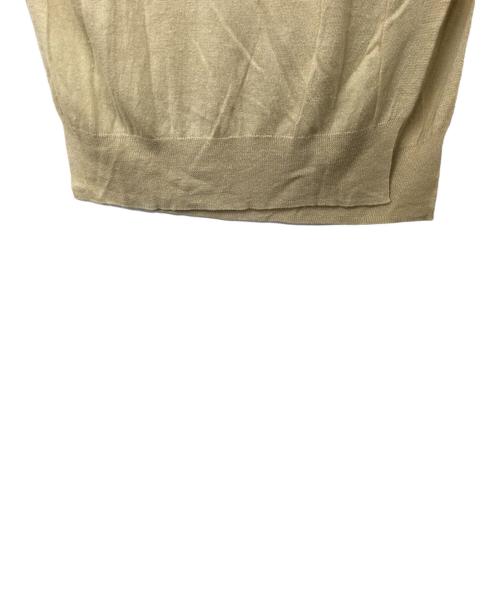YLEVE（イレーヴ）YLEVE (イレーヴ) 半袖ニット ベージュ サイズ:Freeの古着・服飾アイテム