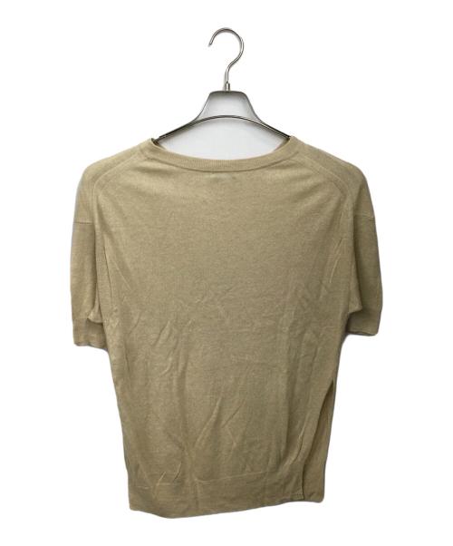 YLEVE（イレーヴ）YLEVE (イレーヴ) 半袖ニット ベージュ サイズ:Freeの古着・服飾アイテム