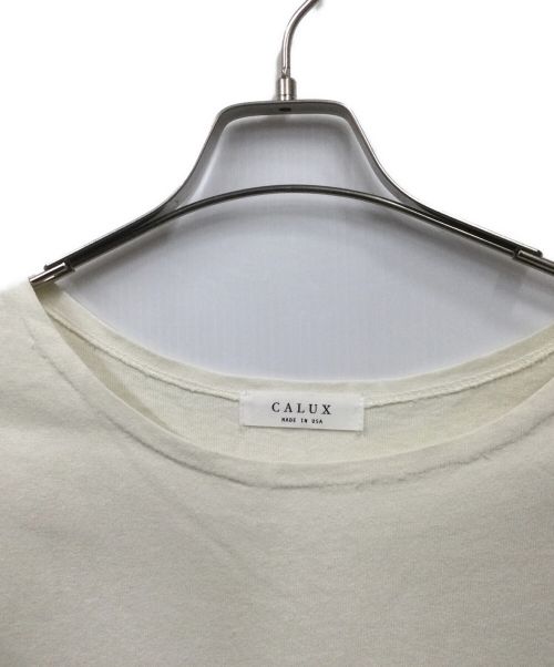 CALUX（キャラクス）CALUX (キャラクス) 半袖ワンピース ホワイト アイボリー サイズ:Freeの古着・服飾アイテム