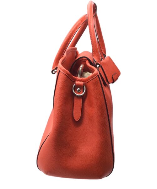 COACH（コーチ）COACH (コーチ) スモールマーゴットキャリーオールハンドバッグ オレンジの古着・服飾アイテム