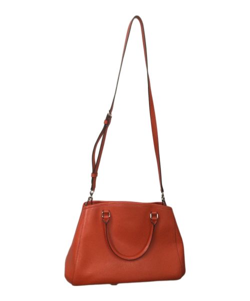 COACH（コーチ）COACH (コーチ) スモールマーゴットキャリーオールハンドバッグ オレンジの古着・服飾アイテム