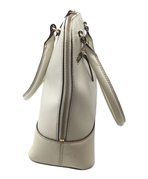 Kate Spade（ケイトスペード）Kate Spade (ケイトスペード) ハンドバッグ ホワイト×ショッキングピンク ホワイトの古着・服飾アイテム